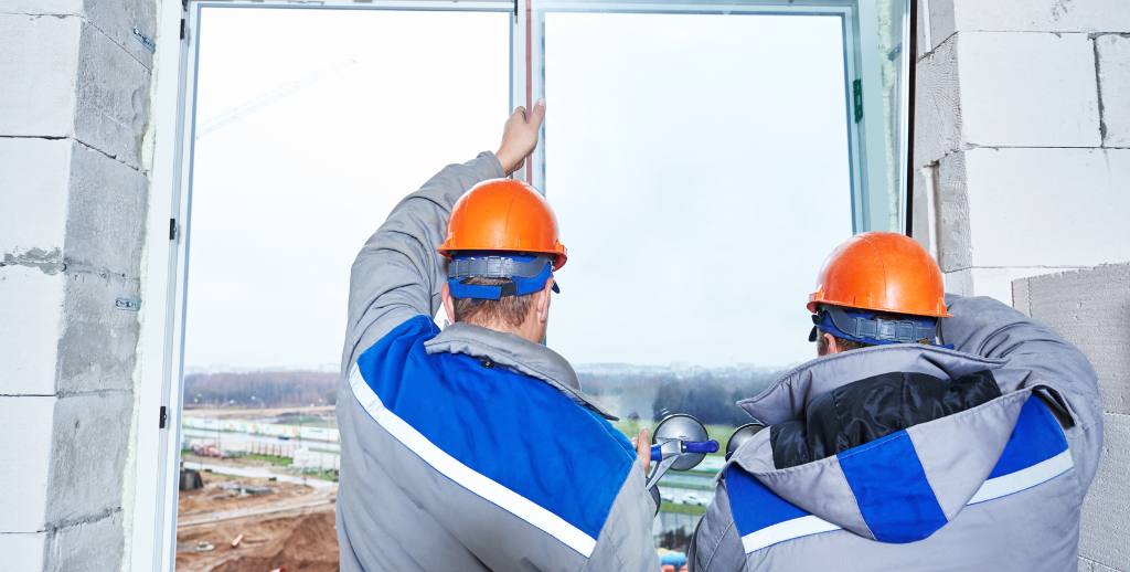 Pose d'une fenêtre en applique